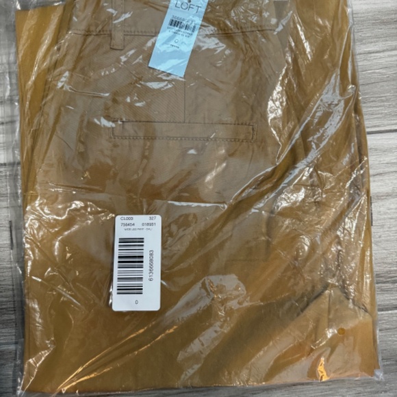 LOFT Petite Poplin Wide Leg Pants 0P - Picture 2 of 4